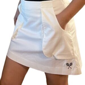 Brooks Brothers Cream Tennis Skirt women size 10